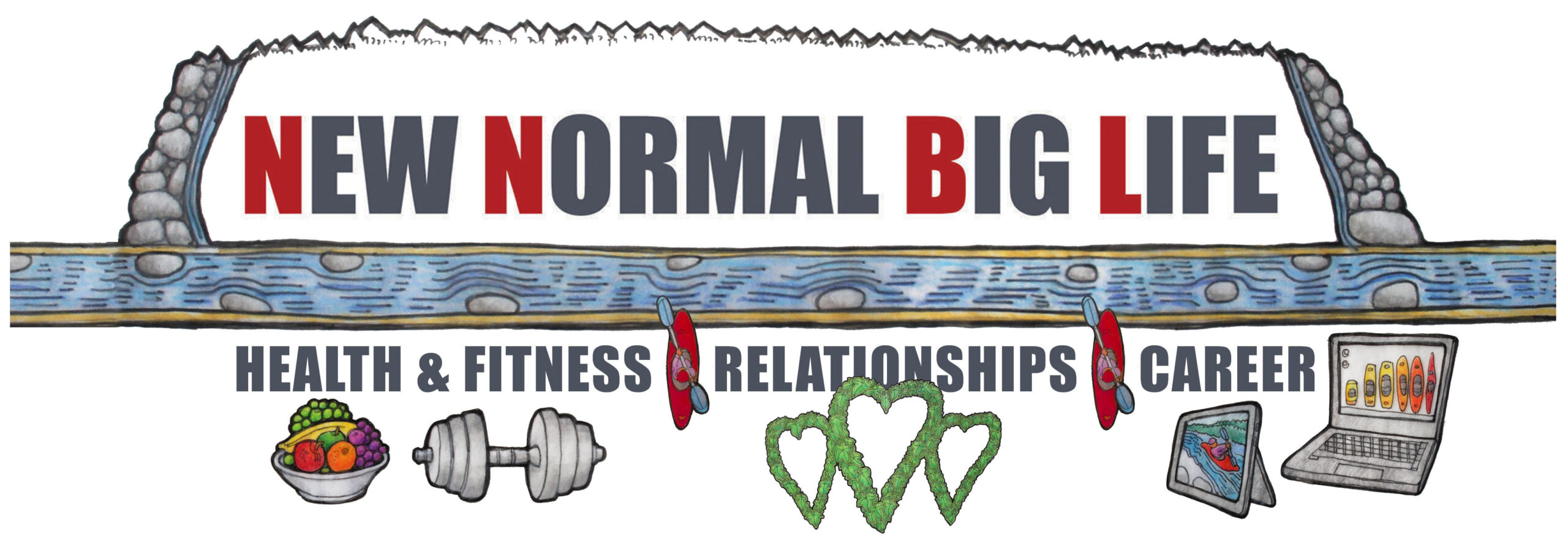 New Normal Big Life Blog Logo Health and fitness relationships career self-help advice